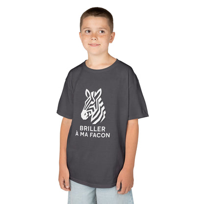T-Shirt Enfant - "Briller à ma façon"