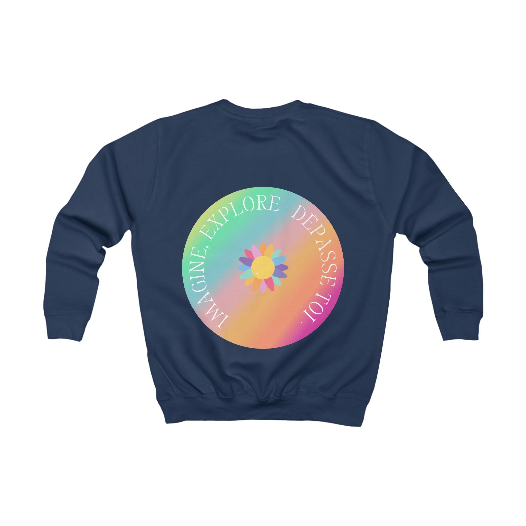Sweat Enfant - "Imagine, Explore, Dépasse toi"