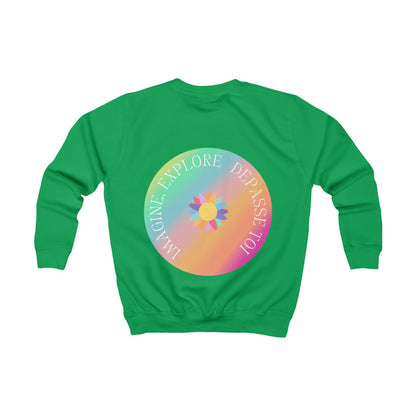 Sweat Enfant - "Imagine, Explore, Dépasse toi"