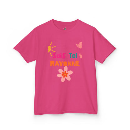 T-Shirt Enfant - "Sois toi, Rayonne"