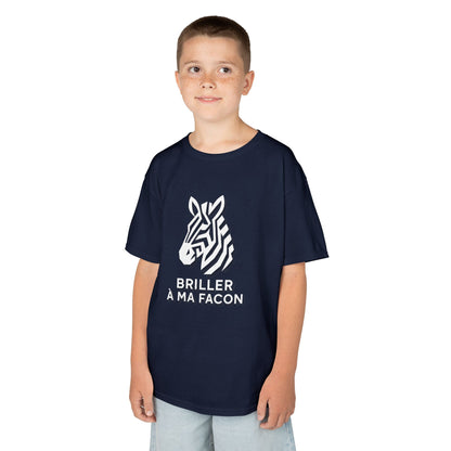 T-Shirt Enfant - "Briller à ma façon"