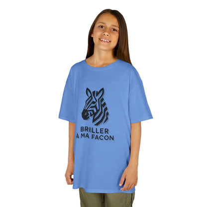 T-Shirt Enfant - "Briller à ma façon"