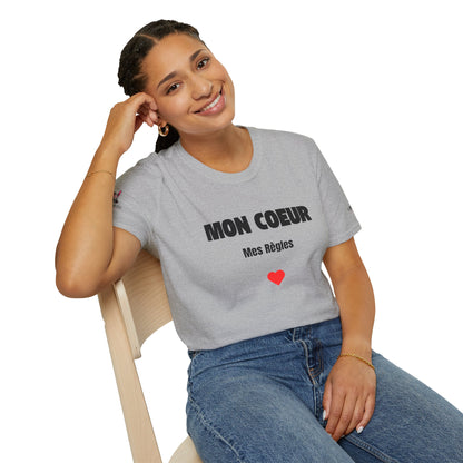 T-Shirt CELIB AU TOP - "Mon coeur, mes règles"